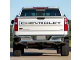 Putco Black Platinum Tailgate Insert Letters (20-26 Silverado 2500 HD)