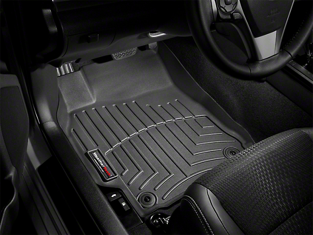 Weathertech DigitalFit Front Over the Hump Floor Liner; Black (07-14 Sierra 2500 HD Extended Cab, Crew Cab)
