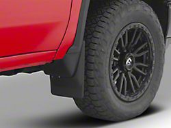 Weathertech No-Drill Mud Flaps; Front and Rear; Black (20-26 Silverado 2500 HD)