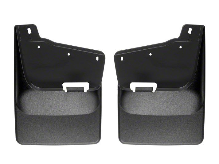 Weathertech Silverado 2500 Mud Flap; Black; Rear 120118 (20-22 ...