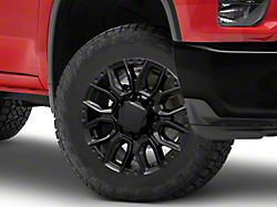 CV97B Black 8-Lug Wheel; 20x8.5; 47mm Offset (20-26 Silverado 2500 HD)