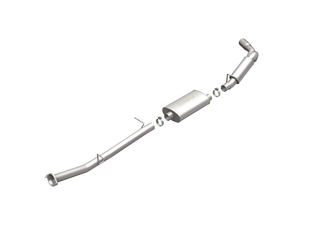 Magnaflow 4-Inch Street Series Single Exhaust System with Polished Tip; Side Exit (07-10 6.0L Sierra 2500 HD)