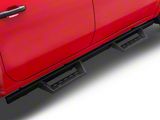 RedRock 4-Inch Drop TC1 Running Boards; Textured Black (20-26 Silverado 2500 HD Crew Cab)