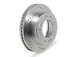 C&L Super Sport HD Cross-Drilled and Slotted 8-Lug Rotors; Front Pair (11-26 Silverado 2500 HD)