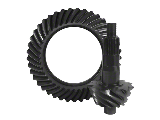 Yukon Gear Differential Ring and Pinion; Rear; GM 10.50-Inch; With 14-Bolt Cover; 3.73-Ratio; Ring and Pinion Set; Fits 3 series 4.10 and Down Carrier (07-15 Sierra 2500 HD)