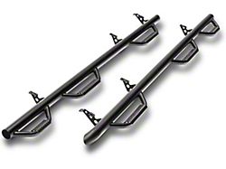 N-Fab Wheel 2 Wheel Bed Access Nerf Side Step Bars; Textured Black (15-19 Silverado 2500 HD Crew Cab w/ 6.50-Foot Standard Box)