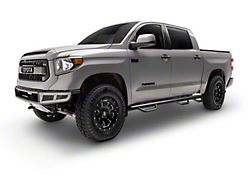 N-Fab Wheel 2 Wheel Bed Access Nerf Side Step Bars; Textured Black (17-19 Silverado 2500 HD Crew Cab w/ 6.50-Foot Standard Box)