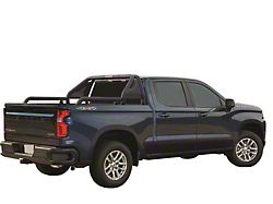 Roll Bar; Black Steel; 2-Piece; Needs Slight Modification for Trucks Equipped with Factory Rail System Modular (03-22 RAM 2500)