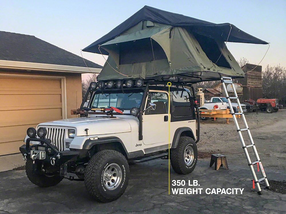 Barricade Roof Rack; Textured Black (87-95 Jeep Wrangler YJ) – Barricade  Offroad