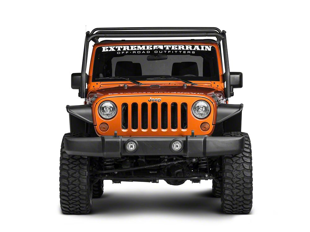 Barricade Roof Rack; Textured Black (07-18 Jeep Wrangler JK 2-Door) –  Barricade Offroad