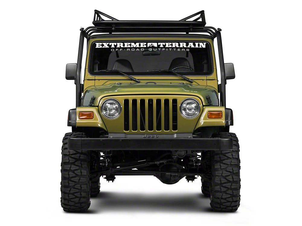 Barricade Roof Rack Basket; Textured Black (87-06 Jeep Wrangler YJ & TJ) –  Barricade Offroad