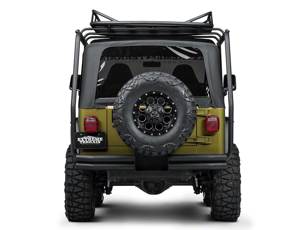 Barricade Roof Rack Basket; Textured Black (87-06 Jeep Wrangler YJ & TJ) –  Barricade Offroad