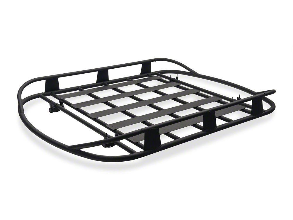 Barricade Roof Rack Basket; Textured Black (87-06 Jeep Wrangler YJ & TJ) –  Barricade Offroad