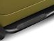 RedRock 3-Inch Round Side Step Bars; Textured Black (87-06 Jeep Wrangler YJ & TJ, Excluding Unlimited)