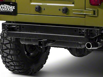 RedRock Jeep Wrangler Hitch; Textured Black J100179 (87-06 Jeep Wrangler YJ  & TJ) - Free Shipping