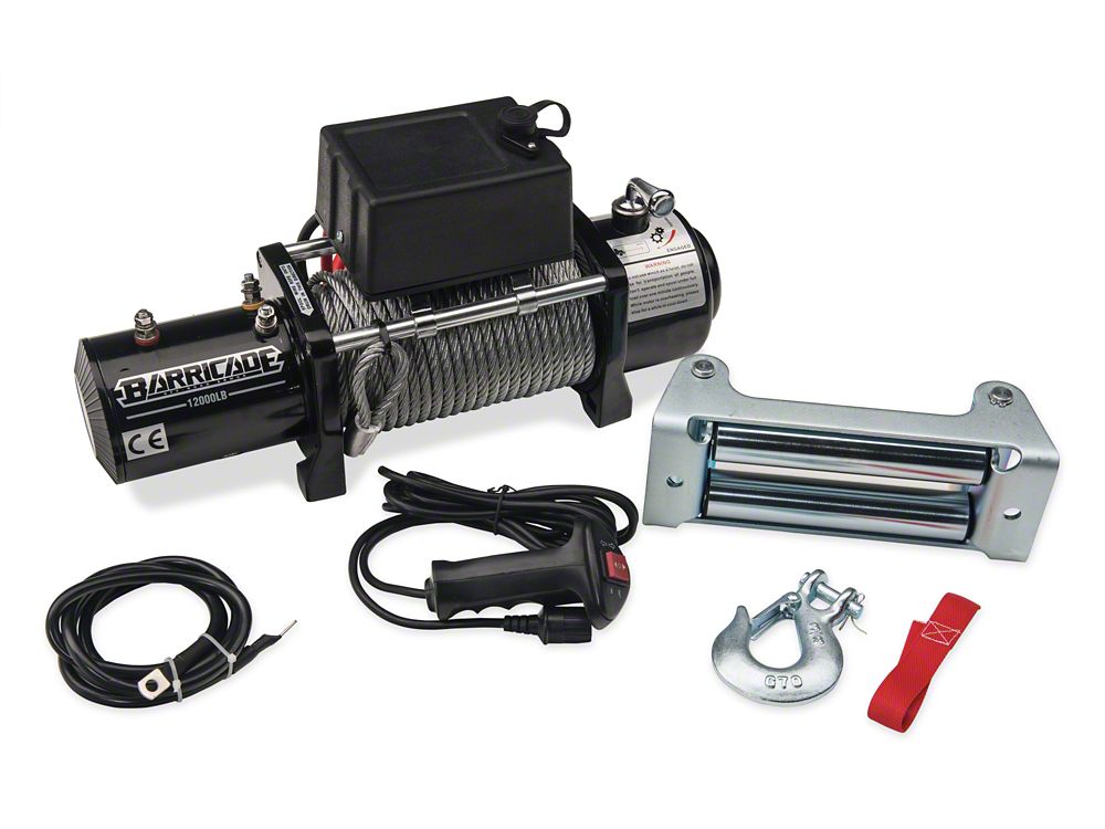 Barricade 12,000 lb. Winch (Universal; Some Adaptation May Be Required