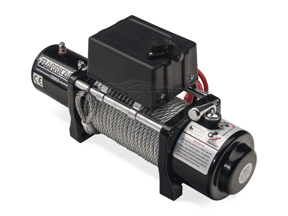 Barricade 12,000 lb. Winch (Universal; Some Adaptation May Be Required