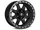 Fuel Wheels Trophy Matte Black with Anthracite Ring Wheel; 17x8.5 (18-24 Jeep Wrangler JL)