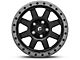 Fuel Wheels Trophy Matte Black with Anthracite Ring Wheel; 17x8.5 (18-24 Jeep Wrangler JL)