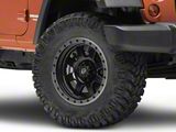 Fuel Wheels Trophy Matte Black with Anthracite Ring Wheel; 17x8.5 (07-18 Jeep Wrangler JK)