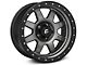 Fuel Wheels Trophy Matte Anthracite with Black Ring Wheel; 17x8.5 (87-95 Jeep Wrangler YJ)