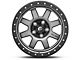 Fuel Wheels Trophy Matte Anthracite with Black Ring Wheel; 17x8.5 (18-24 Jeep Wrangler JL)