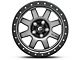 Fuel Wheels Trophy Matte Anthracite with Black Ring Wheel; 17x8.5 (07-18 Jeep Wrangler JK)