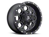 Fuel Wheels Revolver Black Milled Wheel; 16x8 (87-95 Jeep Wrangler YJ)