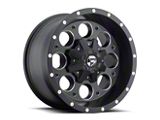 Fuel Wheels Revolver Black Milled Wheel; 16x8 (97-06 Jeep Wrangler TJ)