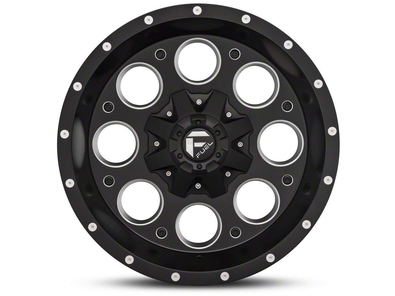 Fuel Wheels Jeep Grand Cherokee Revolver Matte Black Milled Wheel; 18x9 D52518902645 (0510 Jeep