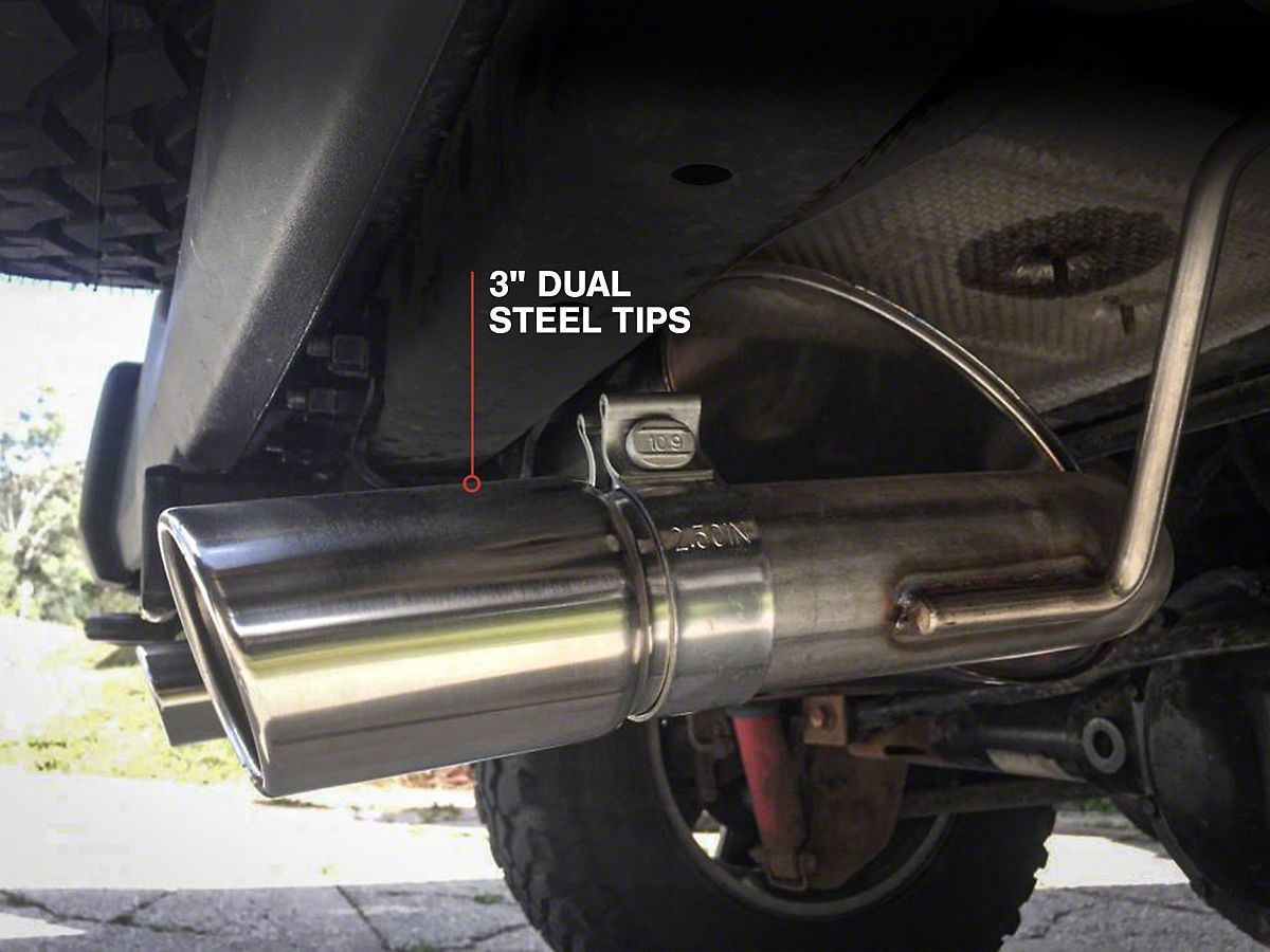 Exhaust Systems Jeep Wrangler   2007-2016 High Performance Dual  AxleBack Muffler Exhaust Exhaust 