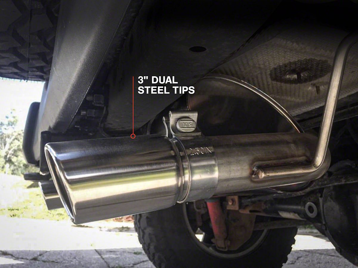 Jeep Jk Muffler >> Redrock 4x4 Dual Outlet Axle Back Exhaust W Polished Tips 07 18 Jeep Wrangler Jk Jeep Jk Muffler >> Redrock 4x4 Dual Outlet Axle Back Exhaust W Polished Tips 07 18 Jeep Wrangler Jk