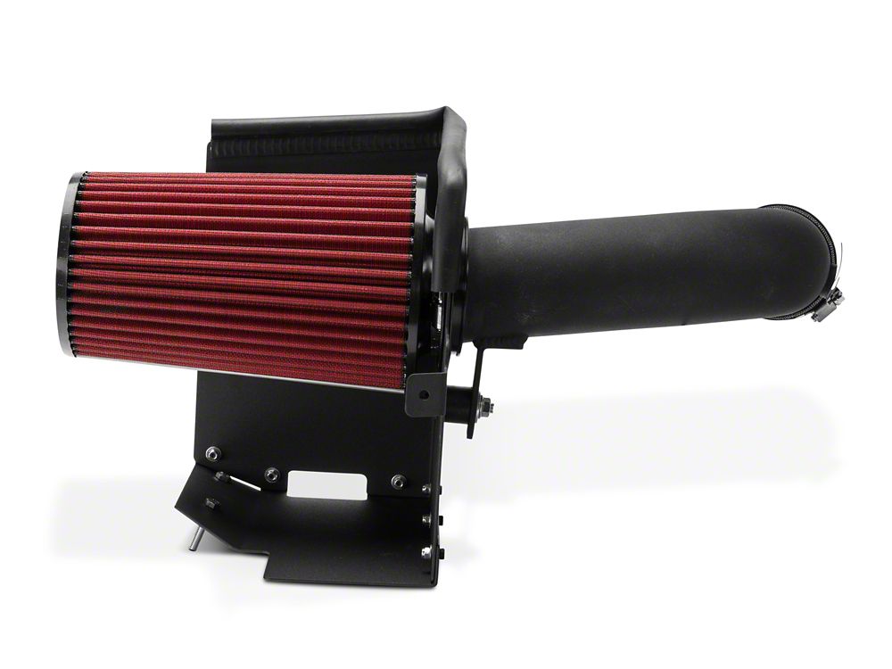 RedRock Cold Air Intake; Black Wrinkle (0711 3.8L Jeep Wrangler JK