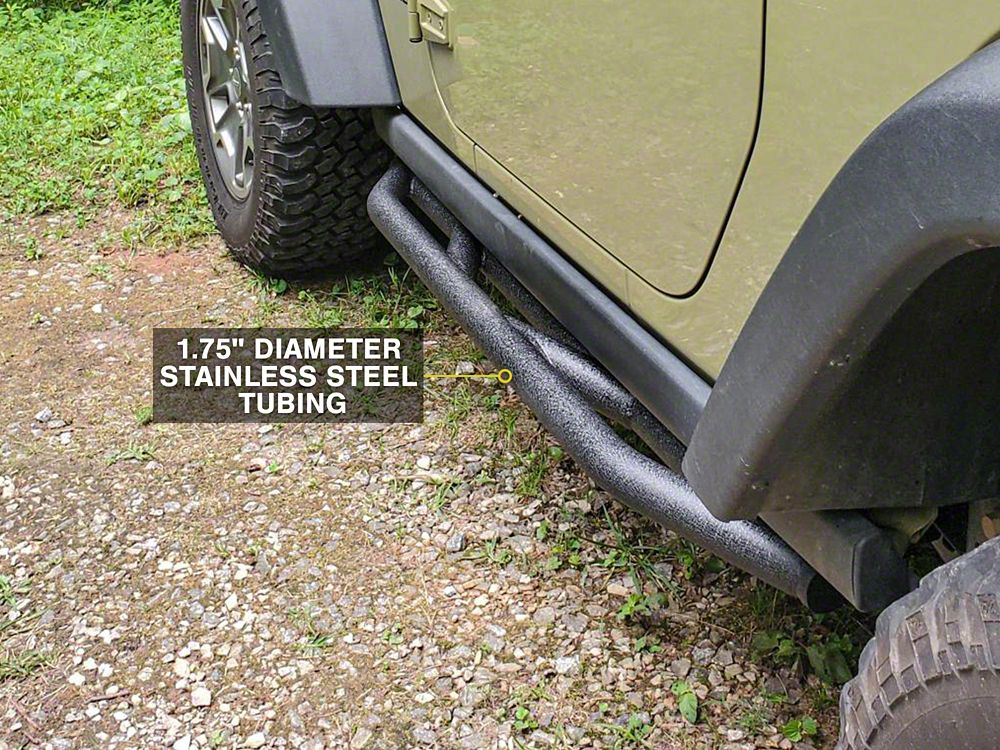 Barricade Rock Sliders (07-18 Jeep Wrangler JK 2-Door) – Barricade Offroad