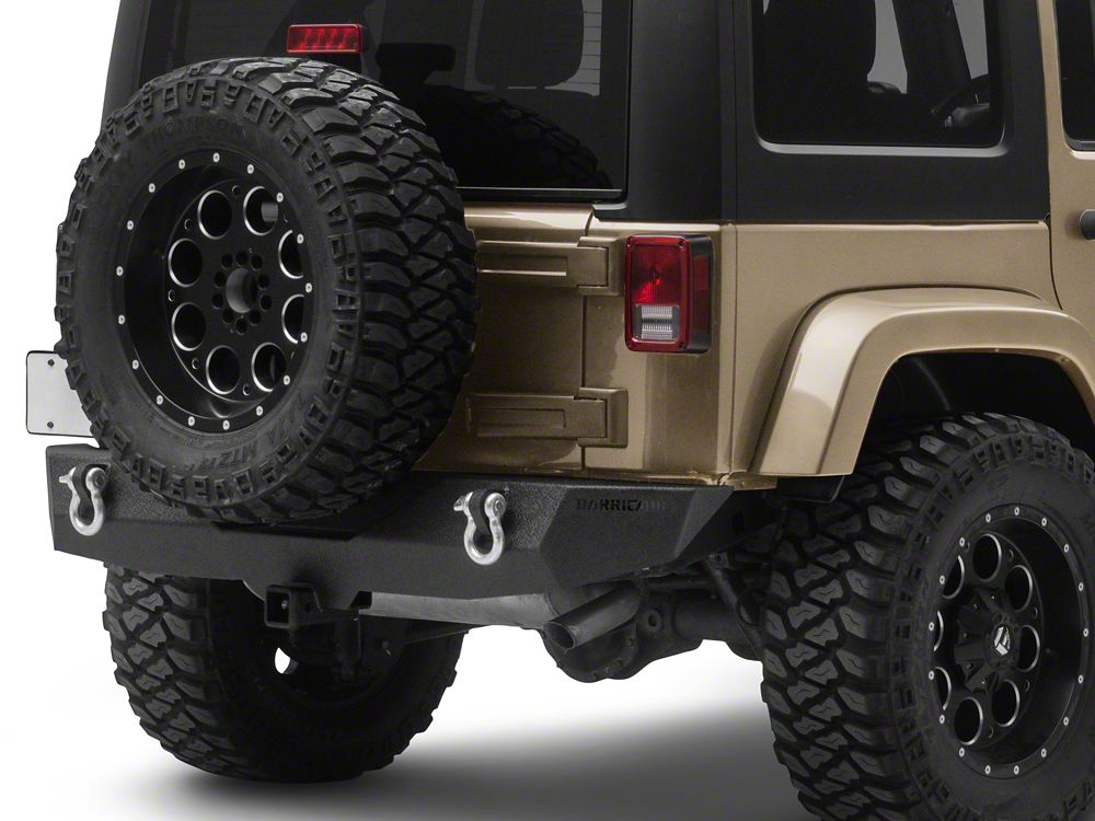 Barricade Trail Force HD Rear Bumper (0718 Jeep Wrangler JK) Barricade