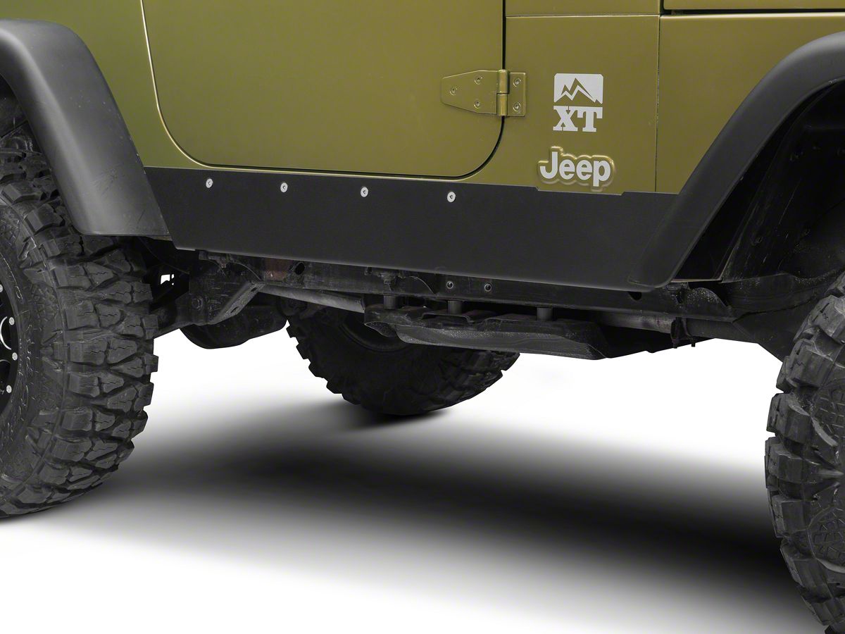 Barricade Jeep Wrangler Rocker Guards J100293 (97-06 Jeep Wrangler TJ,  Excluding Unlimited) - Free Shipping
