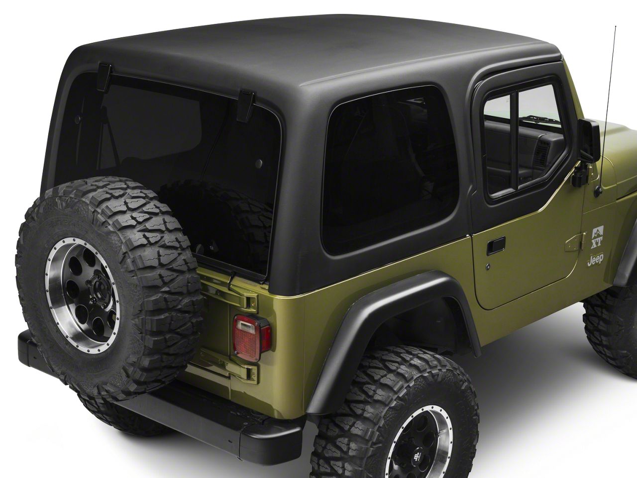 Jeep Wrangler One-Piece Hard Top for Half Doors (97-06 Jeep Wrangler TJ,  Excluding Unlimited)