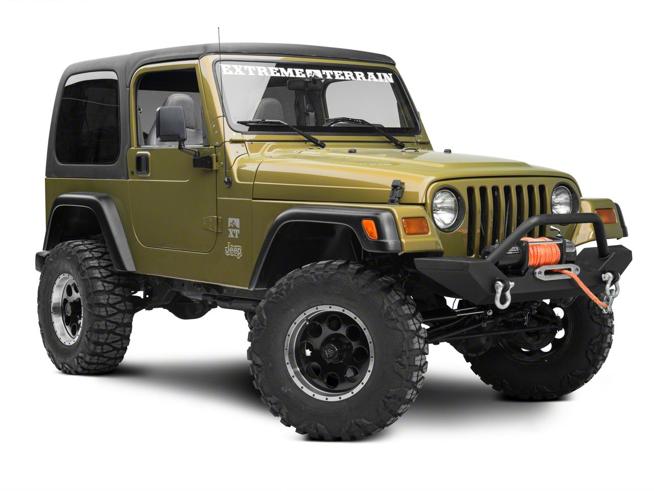 Jeep Wrangler Two-Piece Hard Top for Full Doors (97-06 Jeep Wrangler TJ,  Excluding Unlimited)