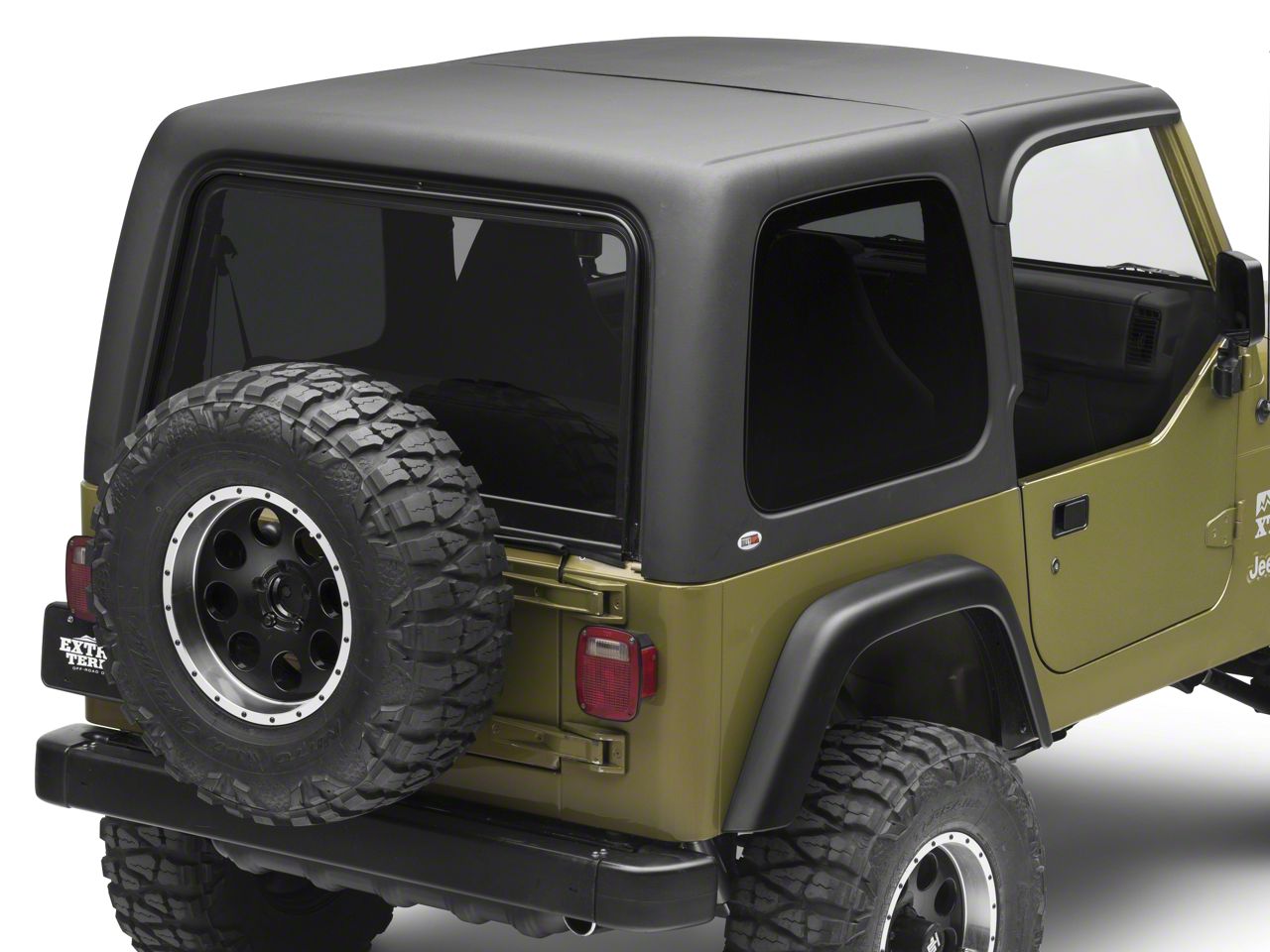 Jeep Wrangler Two-Piece Hard Top for Half Doors (97-06 Jeep Wrangler TJ,  Excluding Unlimited)