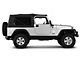 SEC10 Small On The Move Star; White (66-24 Jeep CJ5, CJ7, Wrangler YJ, TJ, JK & JL)