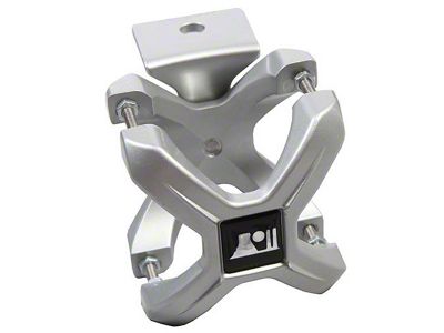 Rugged Ridge X-Clamp for 2.25 to 3-Inch Tubing; Silver (Universal; Some Adaptation May Be Required)