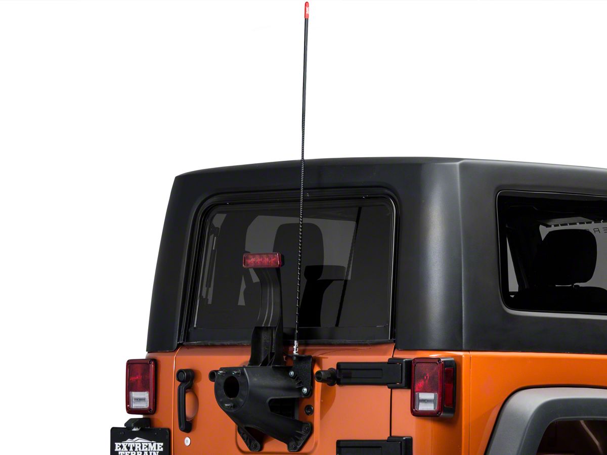 Vrijstelling Bevestigen aan Snazzy Jeep Wrangler CB Antenna; 4-Foot (Universal; Some Adaptation May Be  Required) - Free Shipping