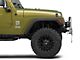 Barricade Double Tubular Front Bumper with Winch Cutout; Polished (87-06 Jeep Wrangler YJ & TJ)