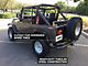 Barricade Double Tubular Rear Bumper with Receiver Hitch; Textured Black (76-06 Jeep CJ, Wrangler YJ & TJ)