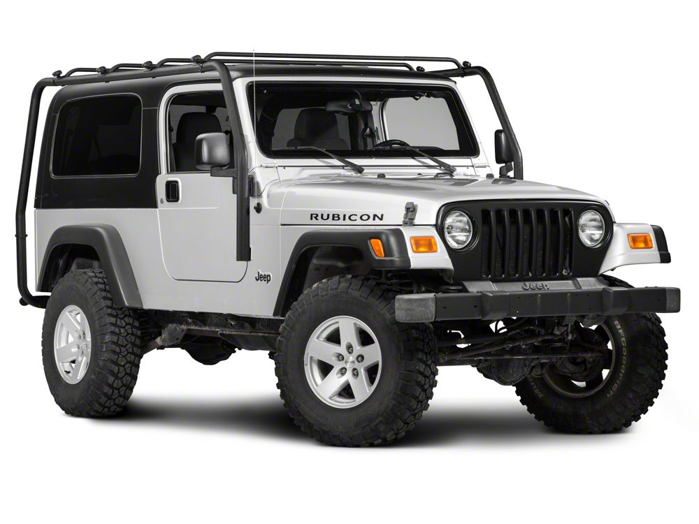 Barricade Roof Rack; Textured Black (04-06 Jeep Wrangler TJ Unlimited) –  Barricade Offroad