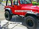 RedRock 3-Inch Round Side Step Bars; Semi-Gloss Black (87-06 Jeep Wrangler YJ & TJ, Excluding Unlimited)