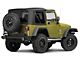 RedRock 3-Inch Round Side Step Bars; Stainless Steel (87-06 Jeep Wrangler YJ & TJ, Excluding Unlimited)