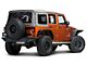 RedRock 3-Inch Round Curved Side Step Bars; Stainless Steel (07-18 Jeep Wrangler JK 4-Door)