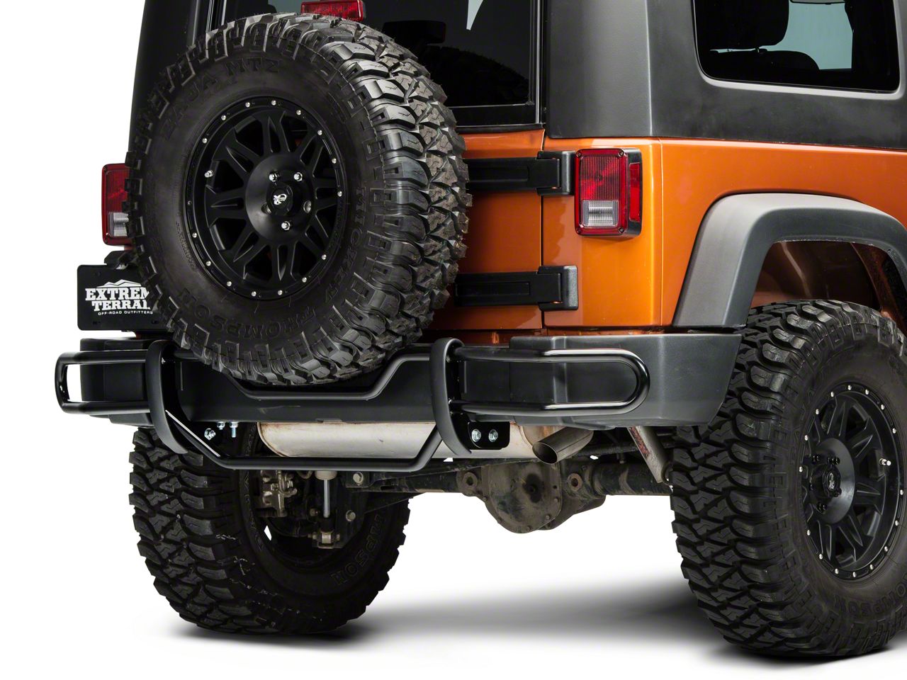 07-18 Wrangler JK with Plastic Rear Bumper VersaHitch