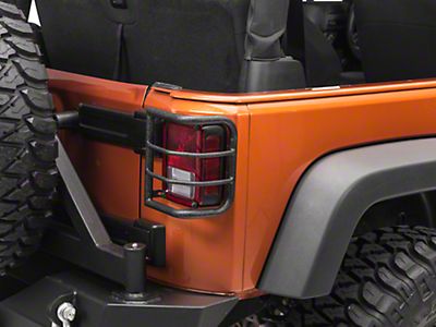 Stainless Steel Tail Light Guard Set For Jeep 2007 To 2018 JK Wrangler RT34080 